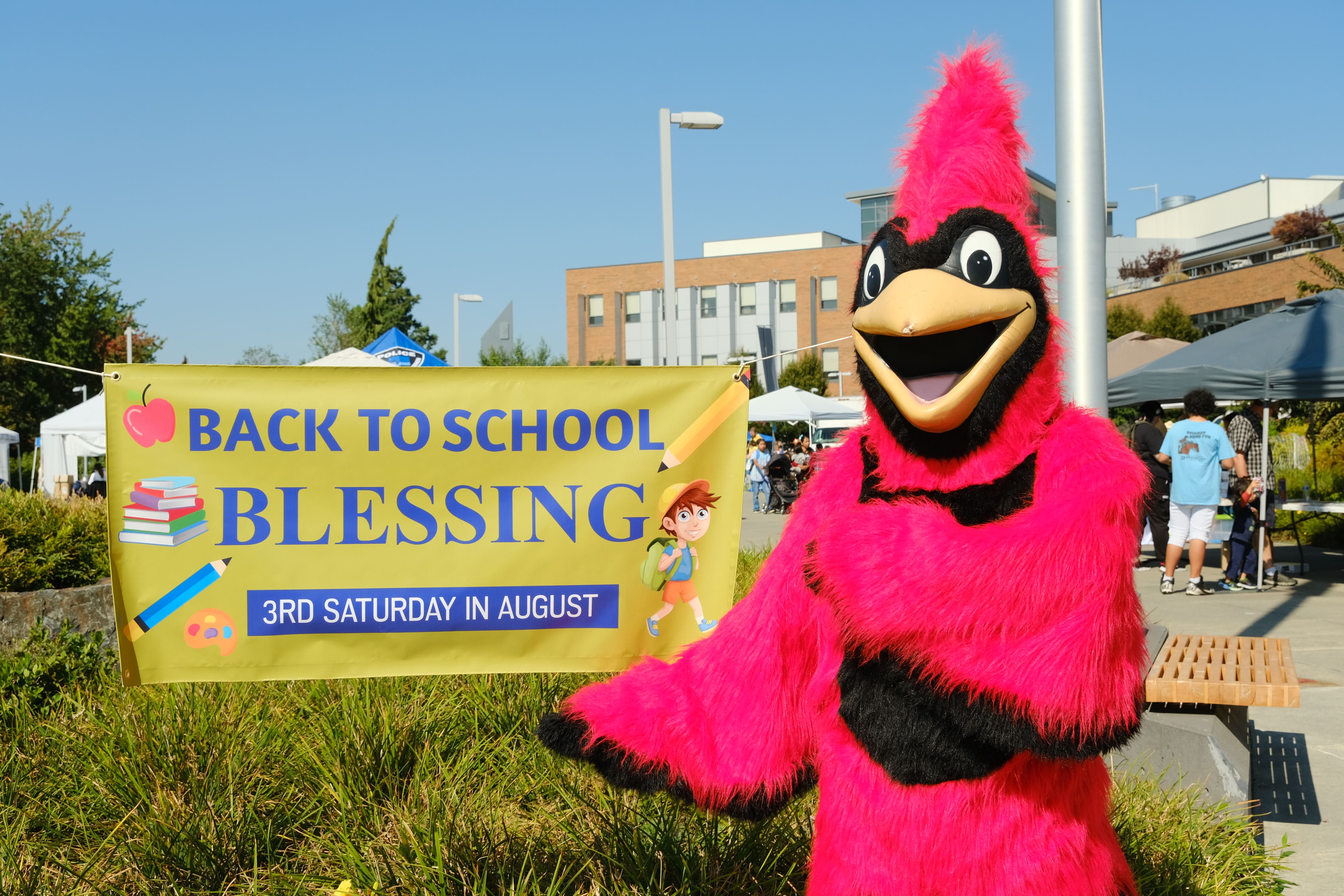 Back to school blessing event