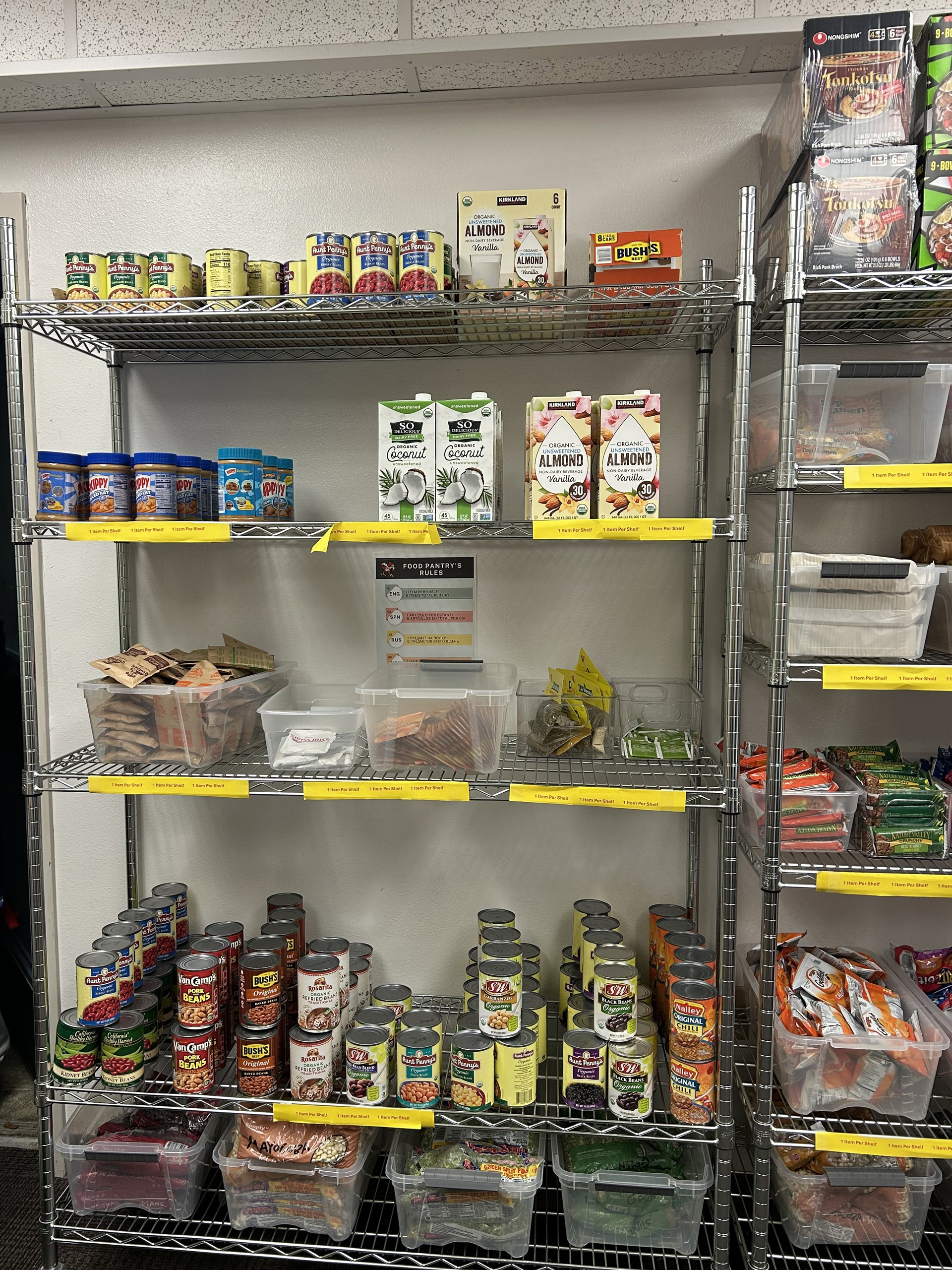Mount Vernon Campus Food Pantry