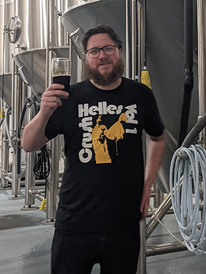 Matt Bell, Brewer at Black Raven Brewing Co. and SVC Craft Brewing Academy graduate