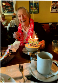 Rolph celebrating her 93