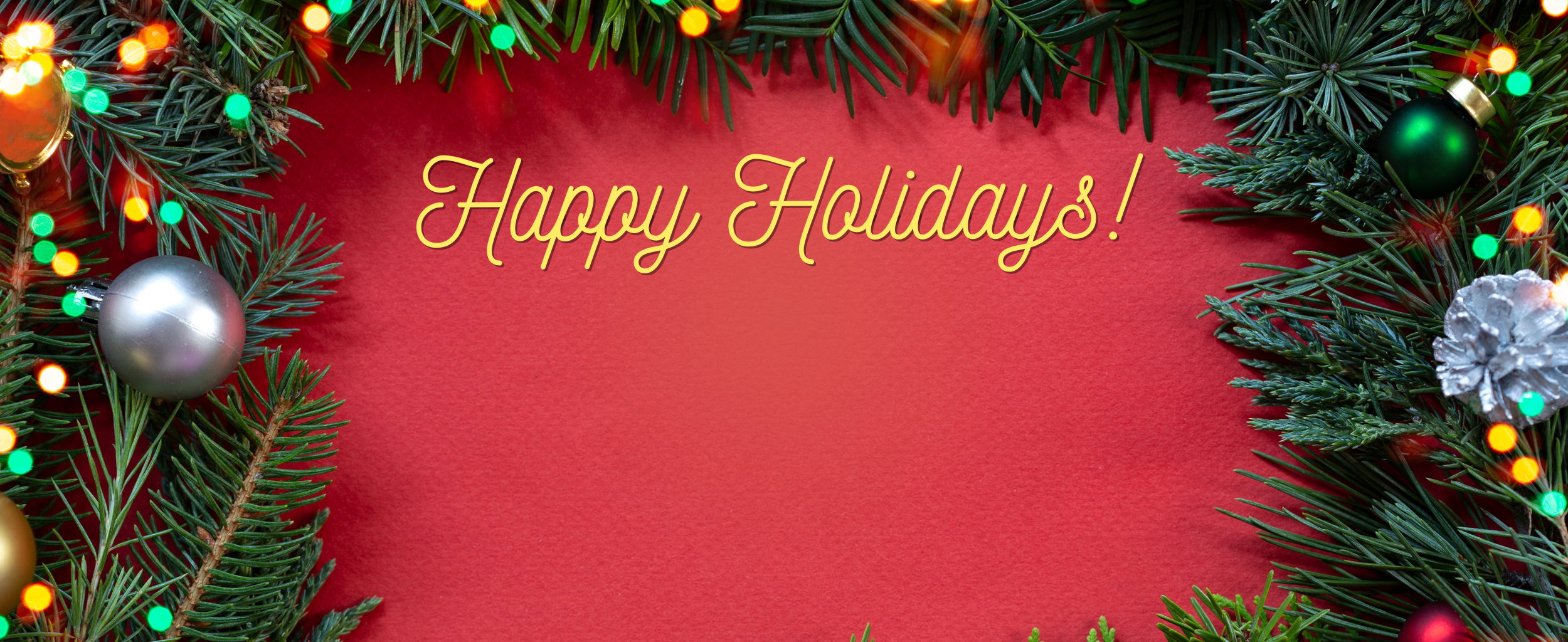 Happy Holiday Banner